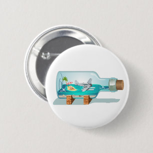 Cartoon Souvenir Flasche Button