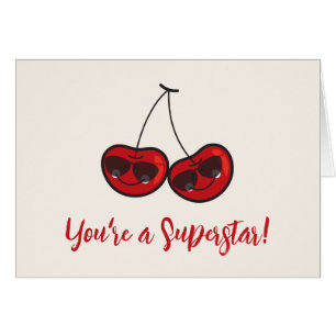 Cartoon Spaß & Coole Backwaren mit Sonnenbrille