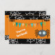 Cartoon Spider Halloween Kids Party Einladung (Vorne/Hinten)