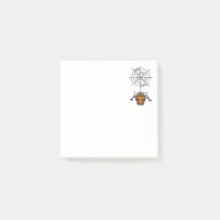 Cartoon Spider hängt von Webhaltereitern ab