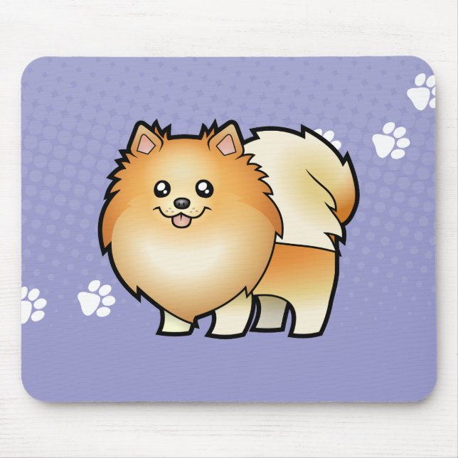 Cartoon-Spitz Mousepad (Vorne)