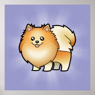 Cartoon Spitz Poster