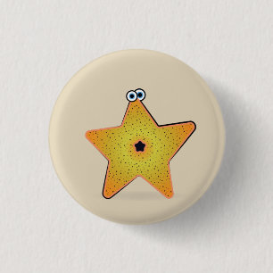 Cartoon Starfish Button
