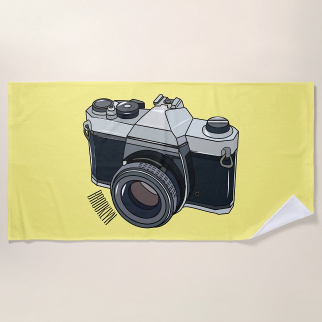 Cartoon Strandtuch (Vorderseite)