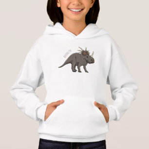 Cartoon Styracosaurus Hoodie