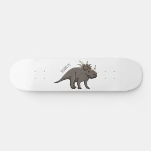 Cartoon Styracosaurus Skateboard