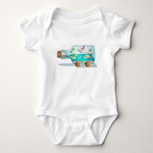 Cartoon Summer Cristal Ball Baby Strampler
