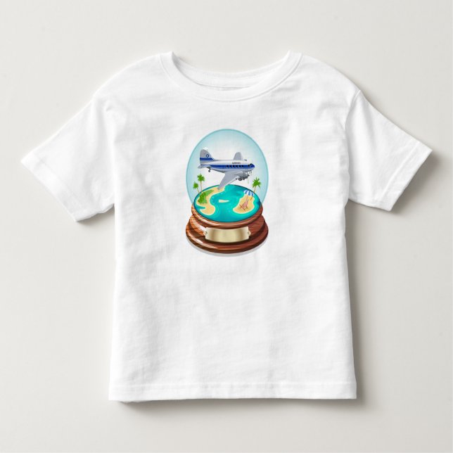 Cartoon Summer Cristal Ball Kleinkind T-shirt (Vorderseite)