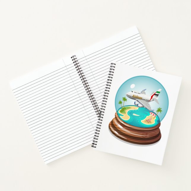 Cartoon Summer Cristal Ball Notizbuch (Innenseite)