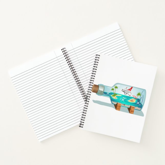 Cartoon Summer Cristal Ball Notizbuch (Innenseite)