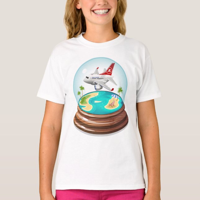 Cartoon Summer Cristal Ball T-Shirt (Vorderseite)
