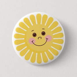 Cartoon Sun Button