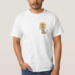 Cartoon süßer Löwe Kinder Retro Safari Dschungel T T-Shirt