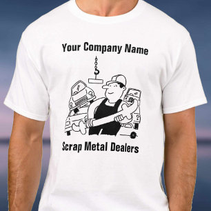Cartoon-T - Shirt für Metallhändler