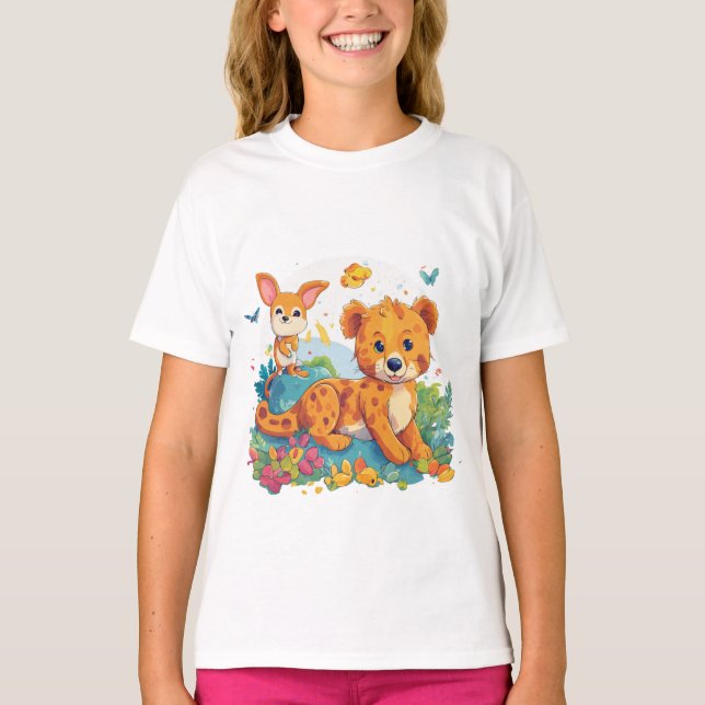 Cartoon T - Shirt - Spaß und Natur (Vorderseite)