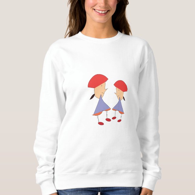 Cartoon T-Shirt Sweatshirt (Vorderseite)