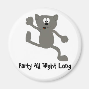 Cartoon-Tanzen-Katze Magnet