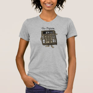 Cartoon-Taschenrechner-T - Shirt-Kleid T-Shirt