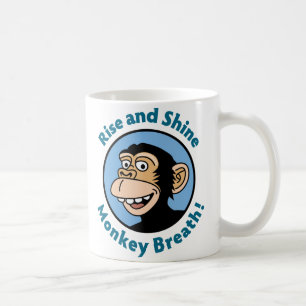 Cartoon-Tasse: Affe-Atem Kaffeetasse