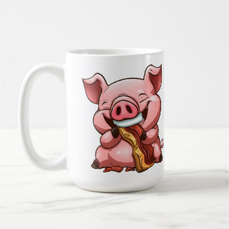 Cartoon Tasse eines Schweinefleischs