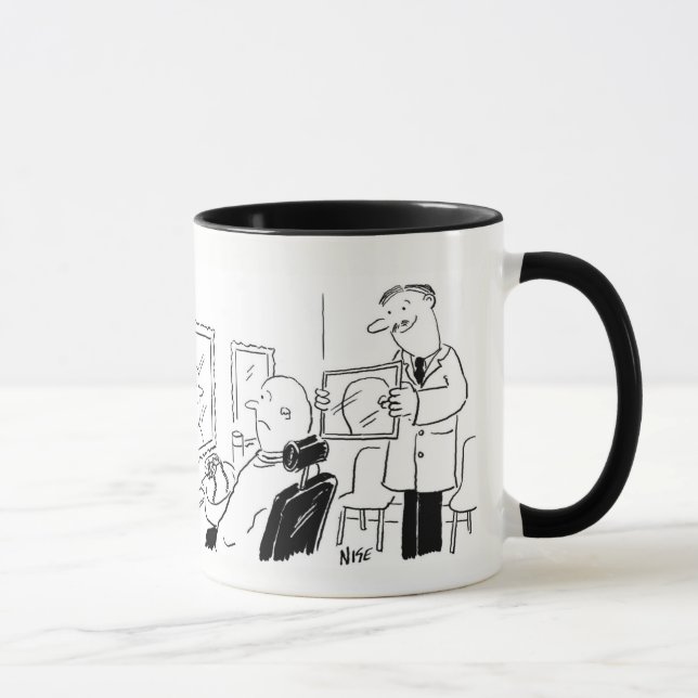 Cartoon-Tasse für Friseur Tasse (Rechts)