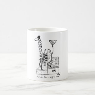 Cartoon-Tasse - unerwartetes Einzelteil Tasse