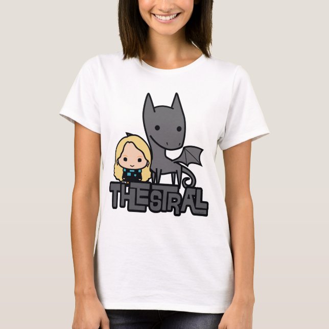 Cartoon Theater und Luna Art T-Shirt (Vorderseite)