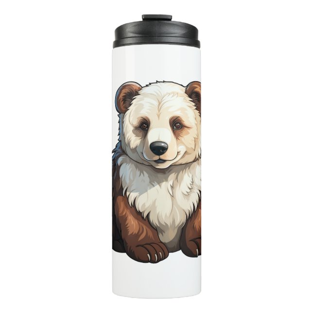 Cartoon Thermosbecher (Vorderseite)