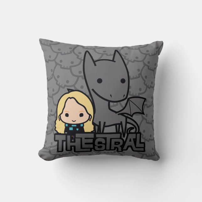 Cartoon Thestral und Luna-Charakter-Kunst Kissen (Vorderseite)