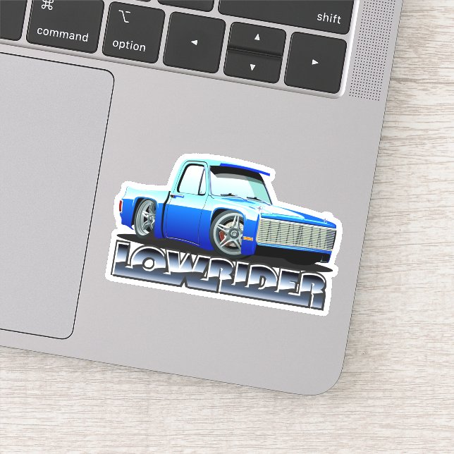 Cartoon-Tiefleiter Aufkleber (Detail)