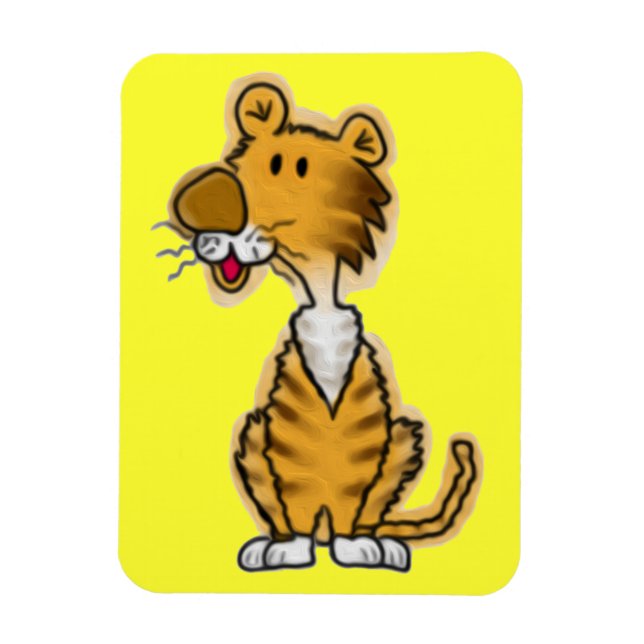 Cartoon Tiger Magnet (Vertikal)