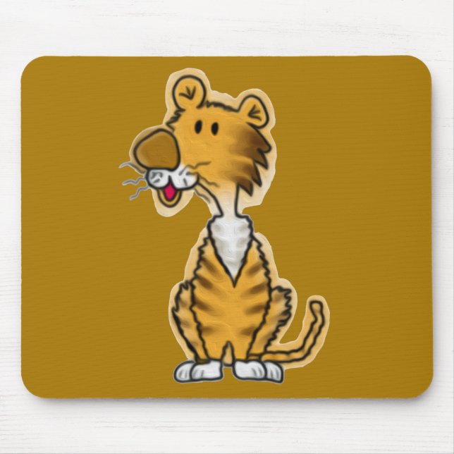 Cartoon Tiger Mousepad (Vorne)
