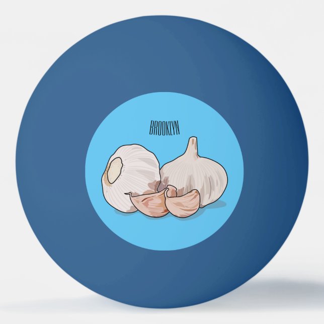 Cartoon Tischtennisball (Vorderseite)