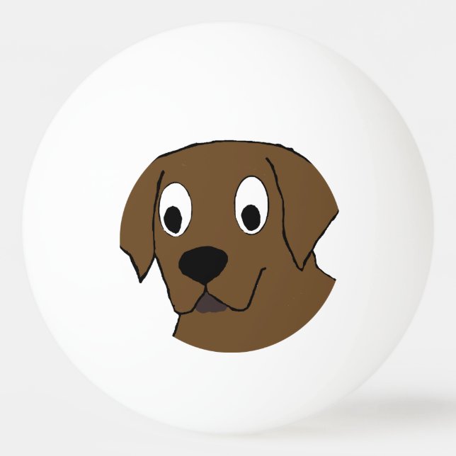 Cartoon Tischtennisball (Vorderseite)