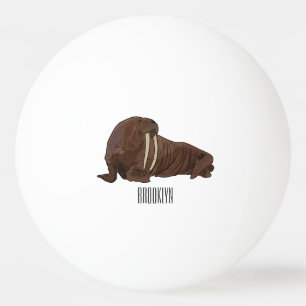 Cartoon Tischtennisball