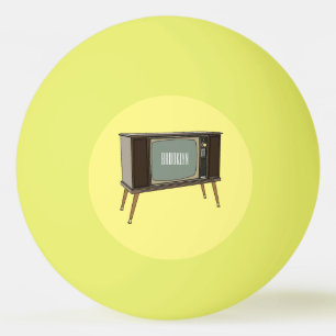 Cartoon Tischtennisball