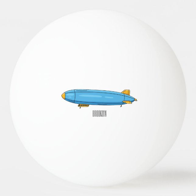 Cartoon Tischtennisball (Vorderseite)