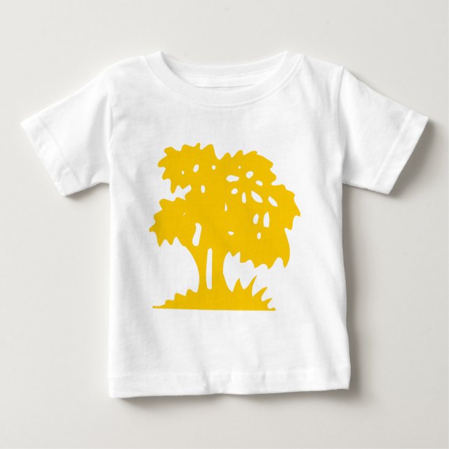 Cartoon Tree - Amber Baby T-shirt (Vorderseite)