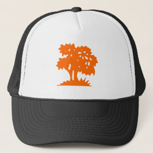 Cartoon Tree - Orange Truckerkappe