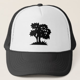 Cartoon Tree - Schwarz Truckerkappe