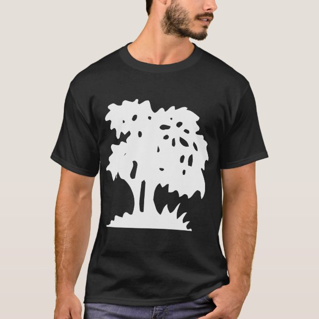 Cartoon Tree - White T-Shirt (Vorderseite)