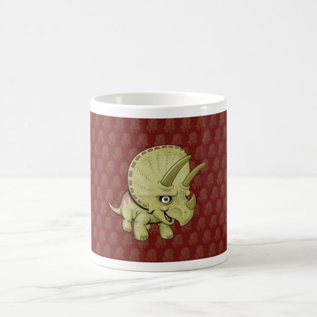 Cartoon Triceratops Tasse (Mittel)