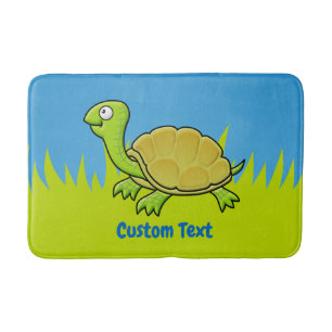 Cartoon Turtle Badematte
