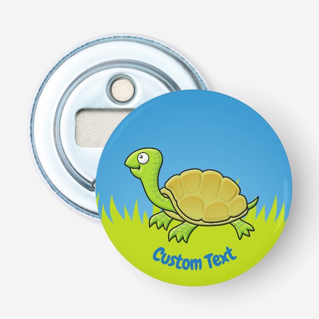 Cartoon Turtle Bottle Opener Flaschenöffner (Vorderseite)