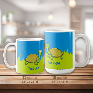 Cartoon Turtle Coffee Tasse