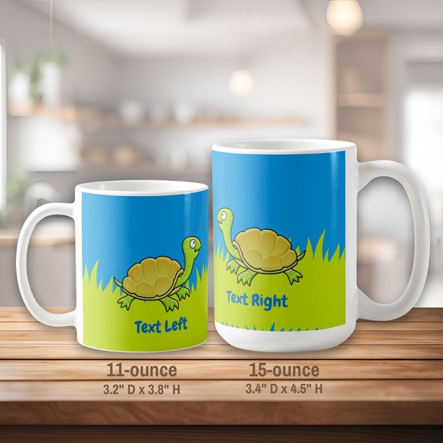 Cartoon Turtle Coffee Tasse (Von Creator hochgeladen)