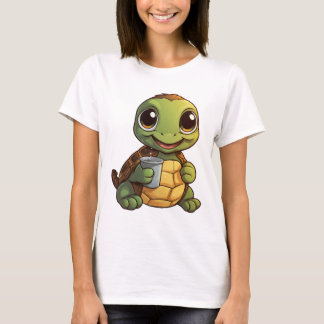 Cartoon turtle illustration Copy Copy Copy Copy Co T-Shirt