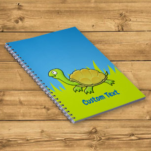 Cartoon Turtle Notebook Notizblock