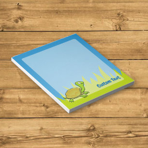 Cartoon Turtle Notepad Notizblock