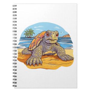 Cartoon Turtle Notizblock